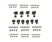 Porca Rápida Fixa Universal para Parabarro e Parachoque - 16x10mm - Kit com 100 Peças Porca Rápida Fixa Universal para Parabarro e Parachoque - 16x10mm - Kit com 100 Peças