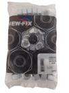 Porca Sextavada Zincada 5/8 x 15/16 New-Fix Pacote 50pçs Porca Sextavada Zincada 5/8 x 15/16 New-Fix Pacote 50pçs