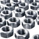 Porca Sextavada Zincada Rosca UNC Stein 1/4" Caixa 500 Peças