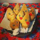 Porção de coxinha de brinquedo