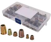 Porcas de Cabeça Hexagonal em Liga de Zinco para Madeira Criador de Rosca Kit 70 peças F-687 Saint Plus