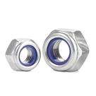 Porcas de fixação Instockbolts M24-3.0 Inserção de nylon em aço inoxidável 304 Porcas de fixação Instockbolts M24-3.0 Inserção de nylon em aço inoxidável 304