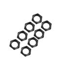 Porcas de roda de liga leve de 17 mm com rosca 1.0 para Arrma 6s 3s Typhon