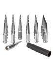 Porcas de Roda Spike Lug Nuts Glorider M14x1.5 para Chevy Silverado 6 Furos - Pacote com 24