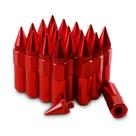 Porcas pontiagudas para jantes EZPROIT M12X1.5 Alumínio 20 PCS 60 MM vermelhas