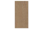 Porcelanato Acetinado Retificado Up Ripado Feijó Marrom 56x113cm
