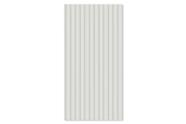 Porcelanato Acetinado Retificado Up Ripado Laca Branco 56x113cm