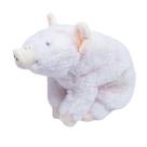 Porco Rosa Sentado 20cm - Pelúcia - Foffy