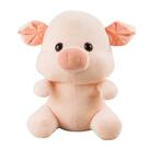 Porco Sentado 22cm Pelúcia Infantil, Presente Criativo e Decoração