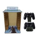 Porta 11 Jogos Físico Ac + Suporte Controle 22x16,3x29,4 Mdf Madeira Adesivada