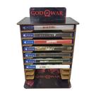 Porta 11 Jogos Físico Gamer Gow 22x16,3x29,4 Mdf Madeira Adesivada