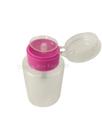 Porta Acetona Rosa 60ml Com Válvula Trava Manicure Salão Porta Acetona Rosa 60ml Com Válvula Trava Manicure Salão