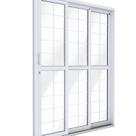 Porta Aço de Correr Lateral 3 Folhas com Grade Quadrada 213x150 Riobras Aço Pronto Porta Aço de Correr Lateral 3 Folhas com Grade Quadrada 213x150 Riobras Aço Pronto