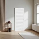 Porta Aço Laminada Ligth 215 x 81 Cm - R-120 Pintura Epox - Branco