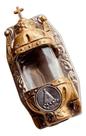 Porta Água Benta Em Metal - Dourado Porta Água Benta Em Metal - Dourado