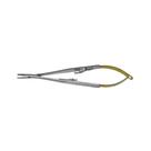 Porta Agulha Castroviejo Reto 16cm com Vídia e Trava