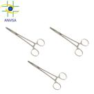 Porta Agulha Mayo Hegar 14 cm Aço Inoxidável - 03 Unidades Porta Agulha Mayo Hegar 14 cm Aço Inoxidável - 03 Unidades