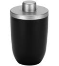 Porta Algodão 500ml 14cm Altura Preto Cromo Fosco Porta Algodão 500ml 14cm Altura Preto Cromo Fosco