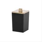 Porta Algodão/Cotonete Preto Quadratta 1562 Paramount Porta Algodão/Cotonete Preto Quadratta 1562 Paramount