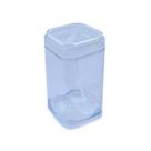 Porta Algodão de Acrílico Com Divisória Linha Lux 12cm