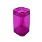Porta Algodão de Acrílico Com Divisória Linha Lux 12cm Porta Algodão de Acrílico Com Divisória Linha Lux 12cm