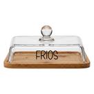Porta Alimentos com Tampa de Vidro Frios