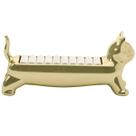 Porta Aneis Gato ALI CAT Dourado UMBRA Porta Aneis Gato ALI CAT Dourado UMBRA