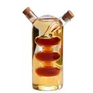 Porta Azeite E Vinagre 2 Em 1 Galheteiro De Vidro 70/320ml Porta Azeite E Vinagre 2 Em 1 Galheteiro De Vidro 70/320ml