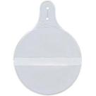 Porta-badge circular transparente em plástico, compatível com 3 polegadas Porta-badge circular transparente em plástico, compatível com 3 polegadas