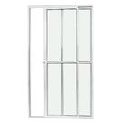 Porta Balcão 2 Folhas 2,10x1,20 Branca C/ Fechadura L.25