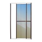 Porta Balcão 2 Folhas Super 25 Vidro Reflex 210cm X 120cm Brimak Porta Balcão 2 Folhas Super 25 Vidro Reflex 210cm X 120cm Brimak