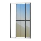 Porta Balcão 2 Folhas Super 25 Vidro Reflex 210cm X 150cm Brimak Porta Balcão 2 Folhas Super 25 Vidro Reflex 210cm X 150cm Brimak