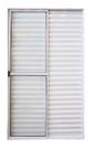 Porta Balcão 3 Folhas 2,10X1,20 Branco C/Trinco