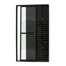 Porta Balcão 3 Folhas Super 25 Vidro Liso 210cm X 120cm Brimak Porta Balcão 3 Folhas Super 25 Vidro Liso 210cm X 120cm Brimak