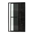 Porta Balcão 3 Folhas Super 25 Vidro Liso 210cm X 150cm Brimak Porta Balcão 3 Folhas Super 25 Vidro Liso 210cm X 150cm Brimak