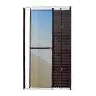 Porta Balcão 3 Folhas Super 25 Vidro Reflex 210cm X 120cm Brimak Porta Balcão 3 Folhas Super 25 Vidro Reflex 210cm X 120cm Brimak