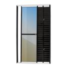 Porta Balcão 3 Folhas Super 25 Vidro Reflex 210cm X 150cm Brimak Porta Balcão 3 Folhas Super 25 Vidro Reflex 210cm X 150cm Brimak