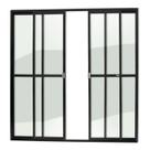 Porta Balcão 4 Folhas Super 25 Vidro Liso 210cm X 200cm Brimak Porta Balcão 4 Folhas Super 25 Vidro Liso 210cm X 200cm Brimak