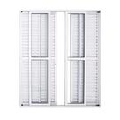 Porta Balcão 6 Folhas 210x200 Branca C/Fechadura (Linha premium)