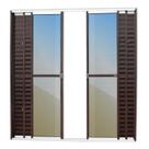 Porta Balcão 6 Folhas Super 25 Vidro Reflex 210cm x 240cm Brimak Mix Corten Porta Balcão 6 Folhas Super 25 Vidro Reflex 210cm x 240cm Brimak Mix Corten