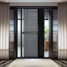 Porta Balcão de Aluminio 210x160cm 3 Folhas Moveis
