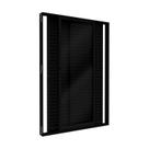 Porta Balcão de Alumínio de Correr Lateral 3 Folhas Móveis 215x160cm Lucasa Ideale