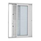 Porta Balcão de Correr em Alumínio Multiflex 216 x 160 x 17,5cm 3 Folhas Esquerda Aluminium Sasazaki