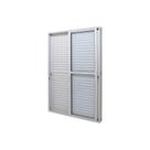 Porta Balcão em Alumínio Branco Caribe Max 215x150x11,8cm 3 Folhas Móveis c/ Fechadura Jap