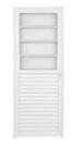 Porta Basculante Alumínio Branco 2,10x0,80 L.25 (Lado Esquerdo)