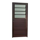 Porta Basculante Super 25 Vidro Boreal 210x86cm Brimak Abertura Esquerda Corten Porta Basculante Super 25 Vidro Boreal 210x86cm Brimak Abertura Esquerda Corten