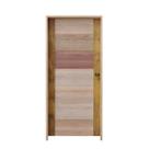Porta BBB Mista 92 X 2.10 Batente Misto 11 CM Fechadura Externa Lado Esquerdo - Rodam