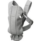 Porta-Bebê BabyBjörn Mini 3D Jersey Cinza Claro Porta-Bebê BabyBjörn Mini 3D Jersey Cinza Claro
