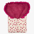 Porta Bebê Saco de Dormir Quentinho Menina Delicada