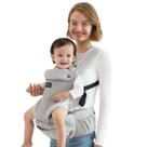 Porta-bebês Momcozy 2 em 1 com assento de quadril para 20 kg AirMesh Grey